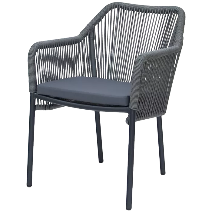 Terrassenstuhl Minerva anthrazit