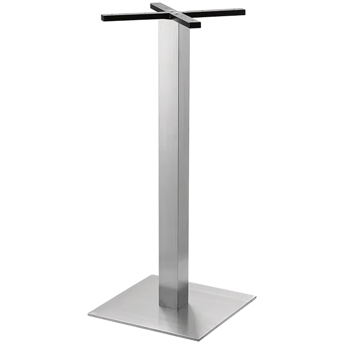 Stehtischgestell 40x40cm Edelstahl