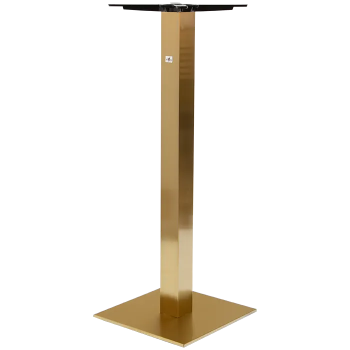 Stehtischgestell 40x40cm Gold