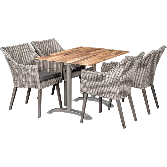 Set Oberon und Tisch Norway maple 110x70 cm