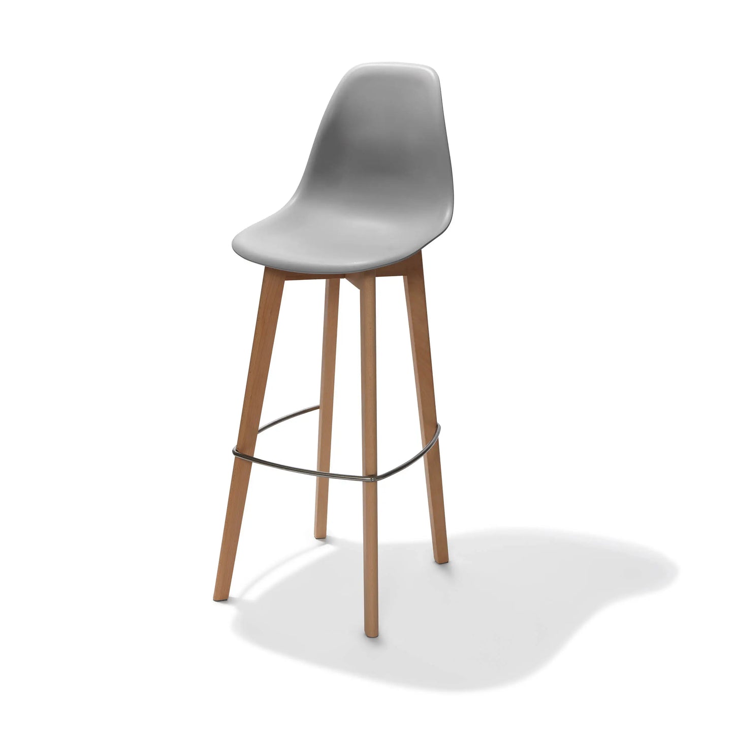 Barhocker Keeve grau hellbraun