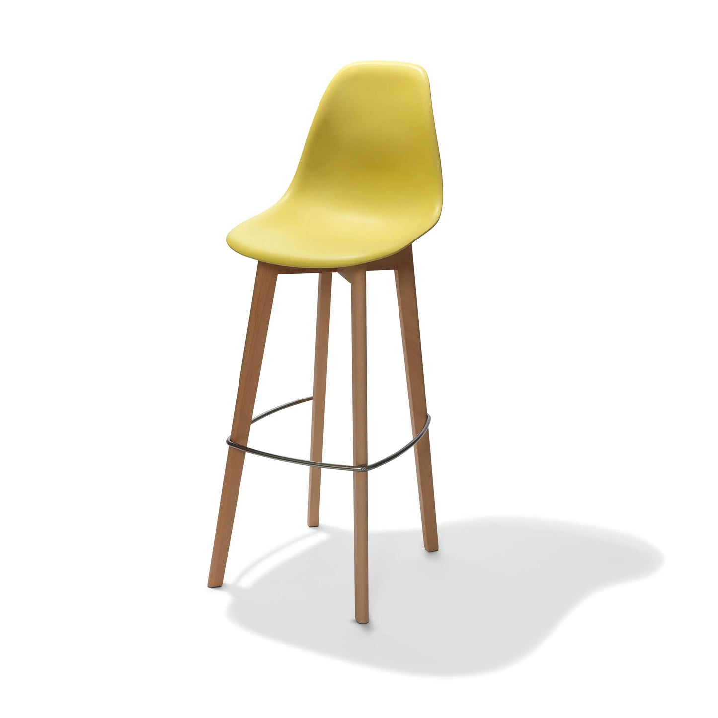 Barhocker Keeve gelb hellbraun