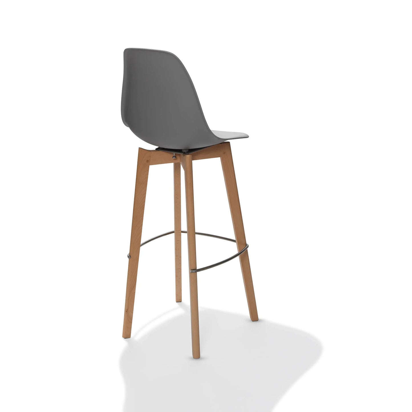Barhocker Keeve grau hellbraun