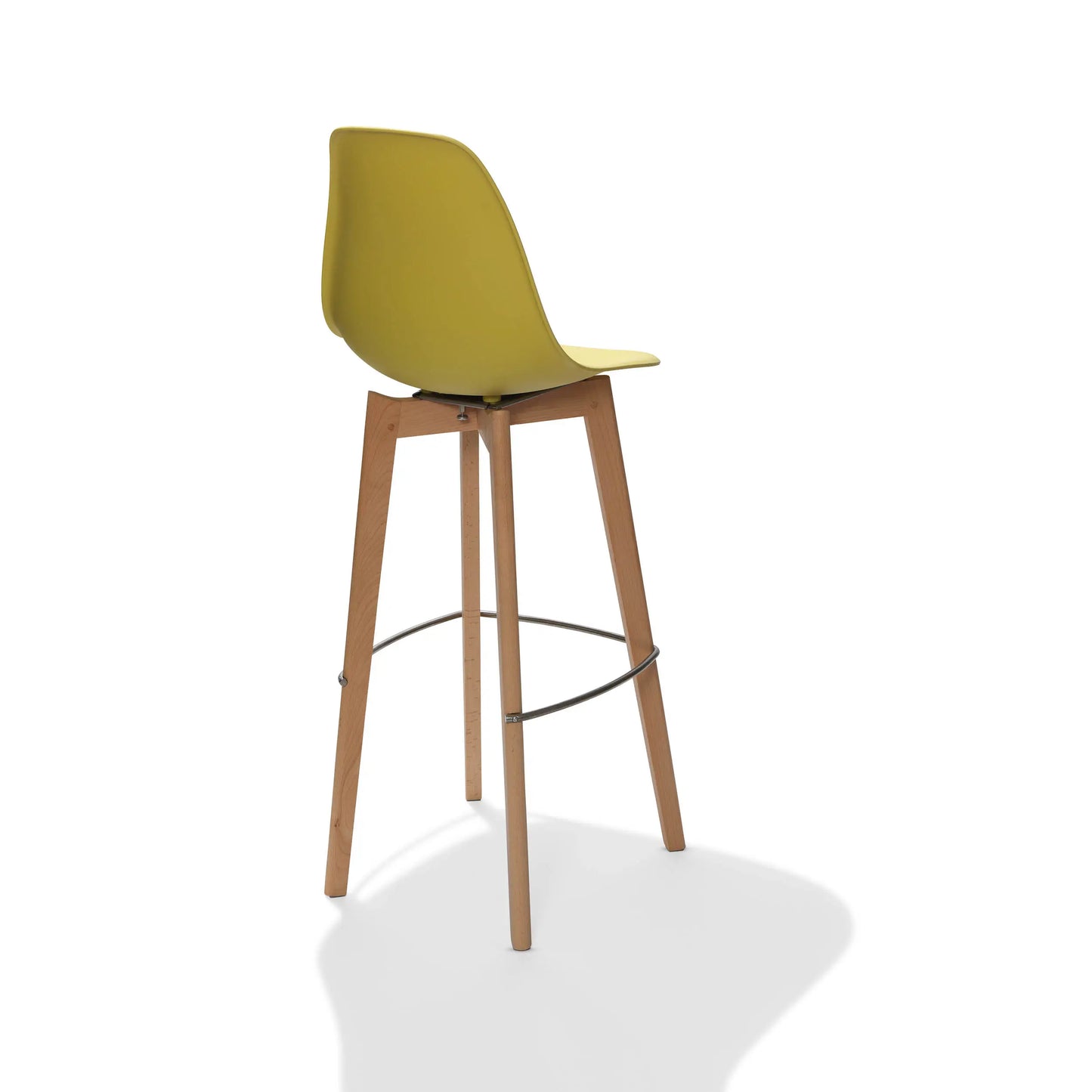 Barhocker Keeve gelb hellbraun