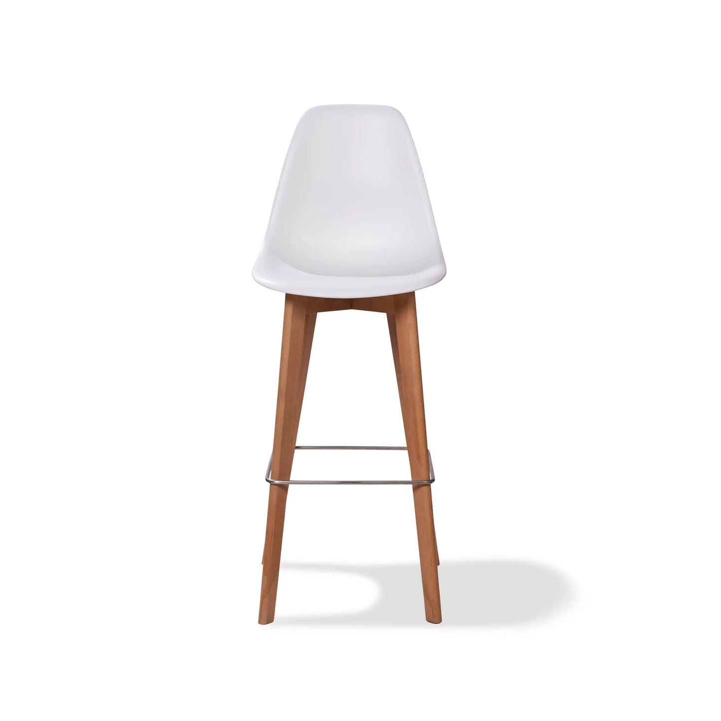 Barhocker Keeve weiss hellbraun