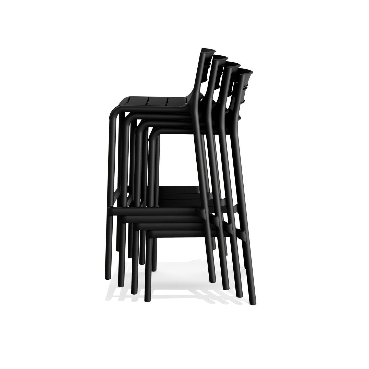 Stapelbarer Barstuhl Calor anthrazit