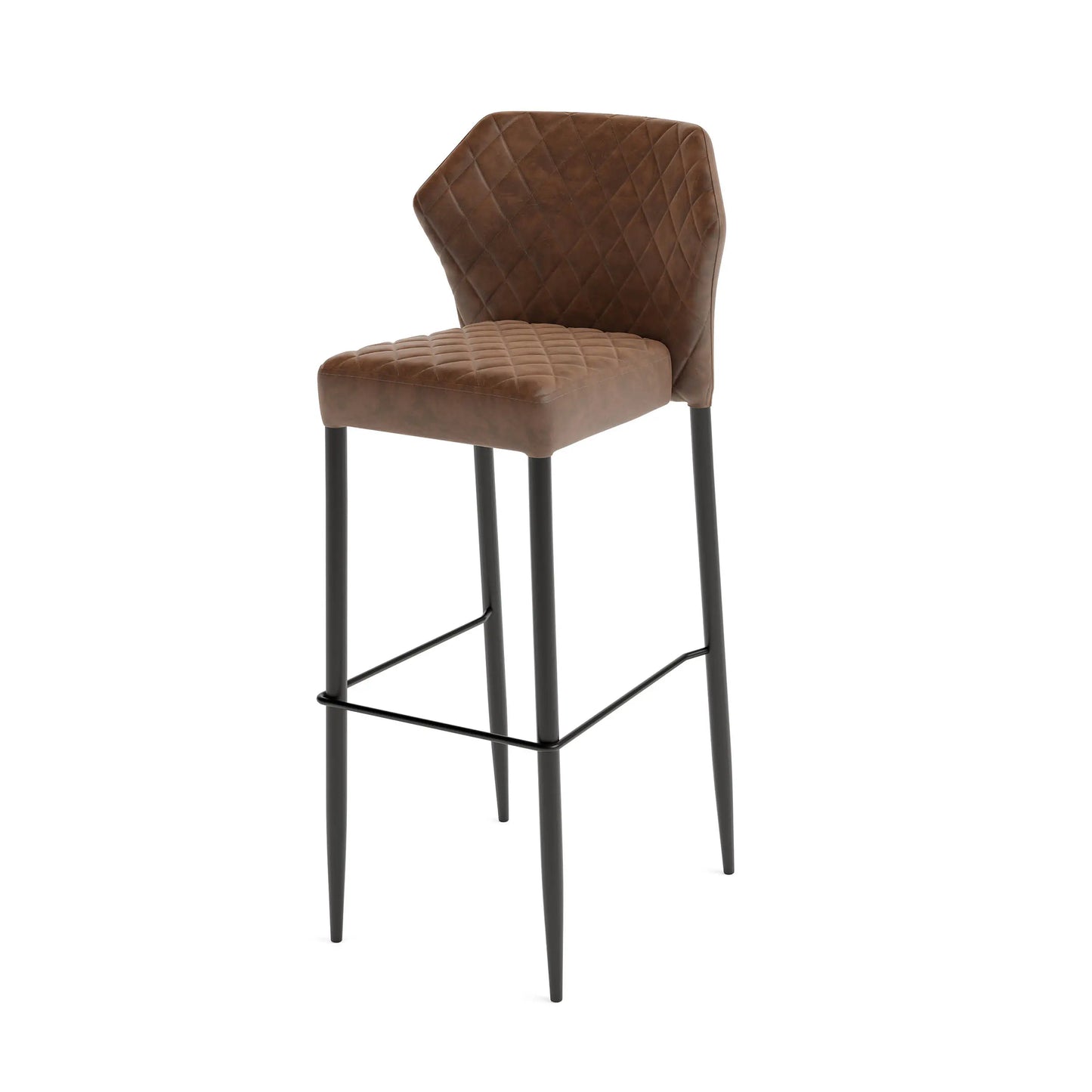 Barhocker Louis cognac stapelbar