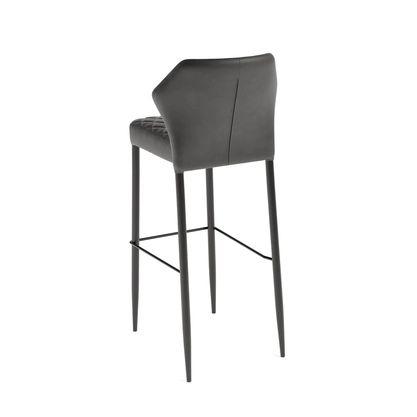 Barhocker Louis schwarz stapelbar