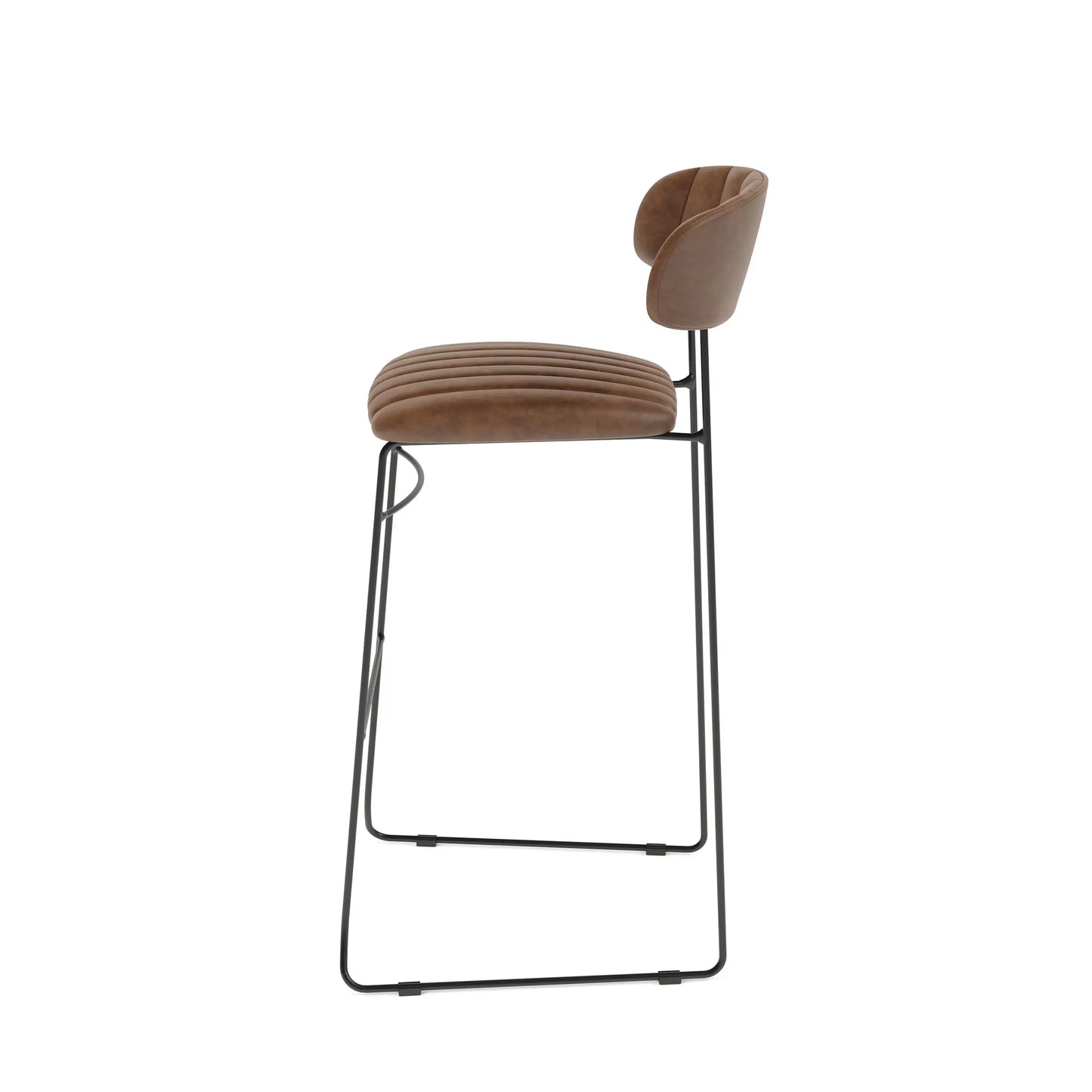 Barhocker Mundo cognac stapelbar