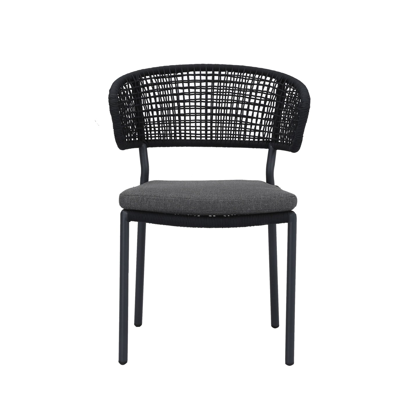 Terrassenstuhl Spitz anthrazit