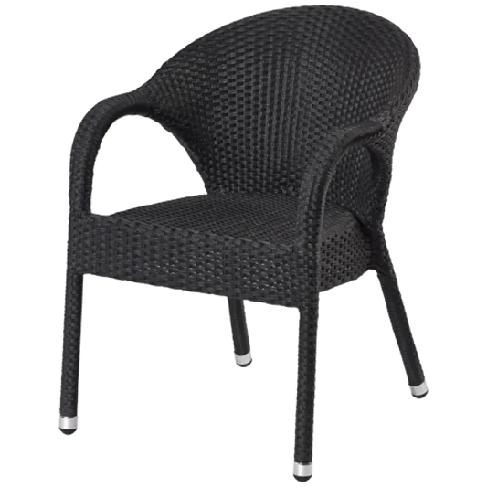 Terrassenstuhl Apollo schwarz