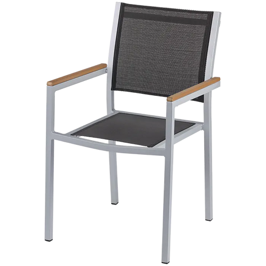 Terrassenstuhl Eris schwarz