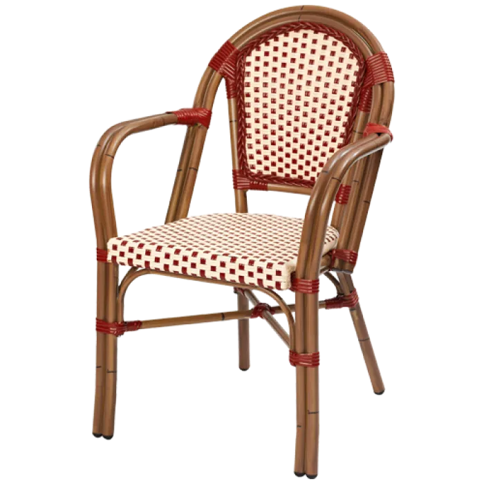 Terrassenstuhl Havanna rot