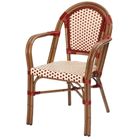 Terrassenstuhl Havanna rot