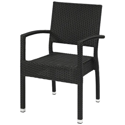 Terrassenstuhl Moon schwarz