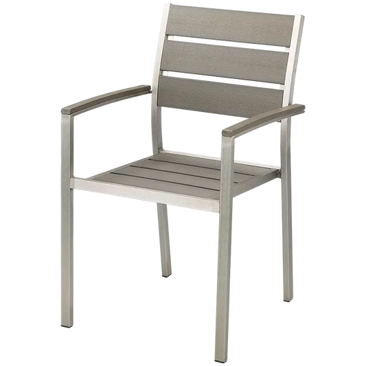 Terrassenstuhl Nestor grau