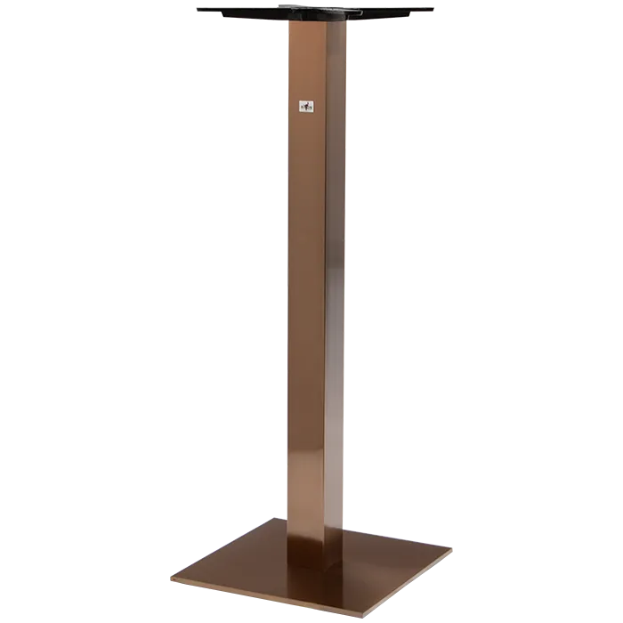 Stehtischgestell 40x40cm Kupfer