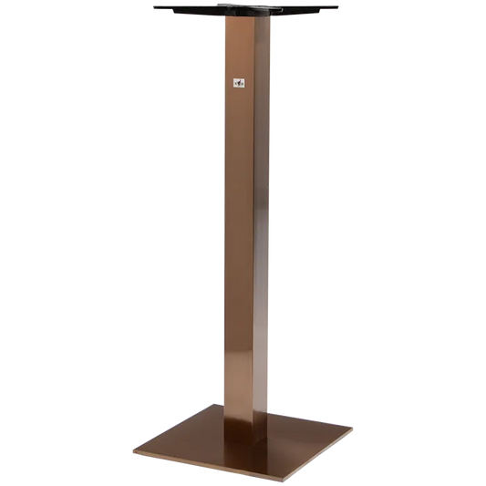 Stehtischgestell 40x40cm Kupfer