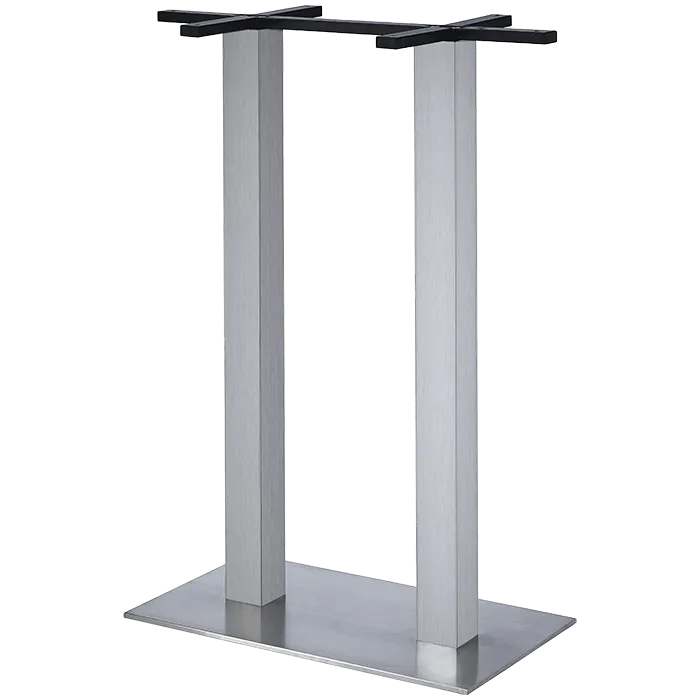 Stehtischgestell 40x70cm Edelstahl