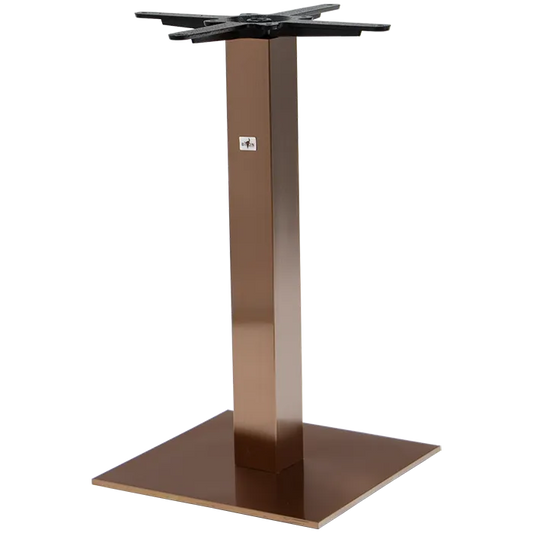 Tischgestell 40x40cm Kupfer