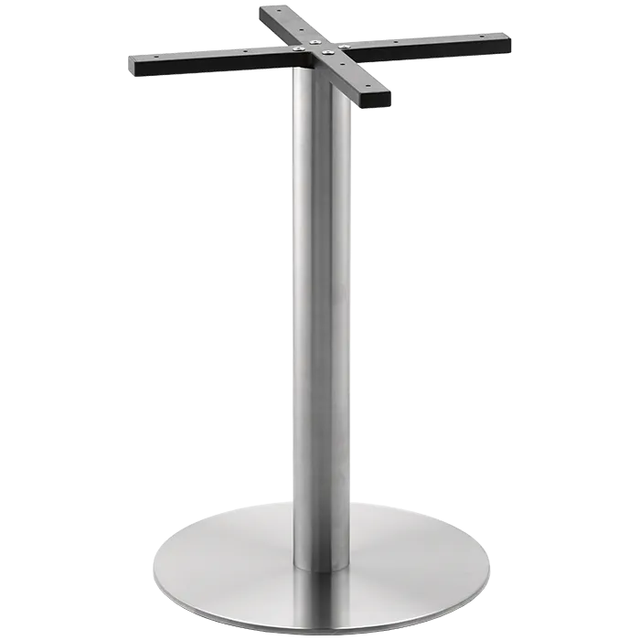 Tischgestell 40cm rund Edelstahl