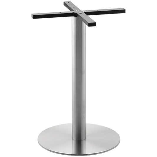 Tischgestell 40cm rund Edelstahl