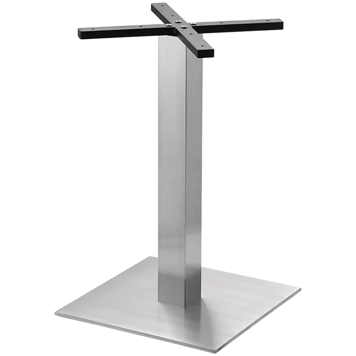 Tischgestell 40x40 cm Edelstahl