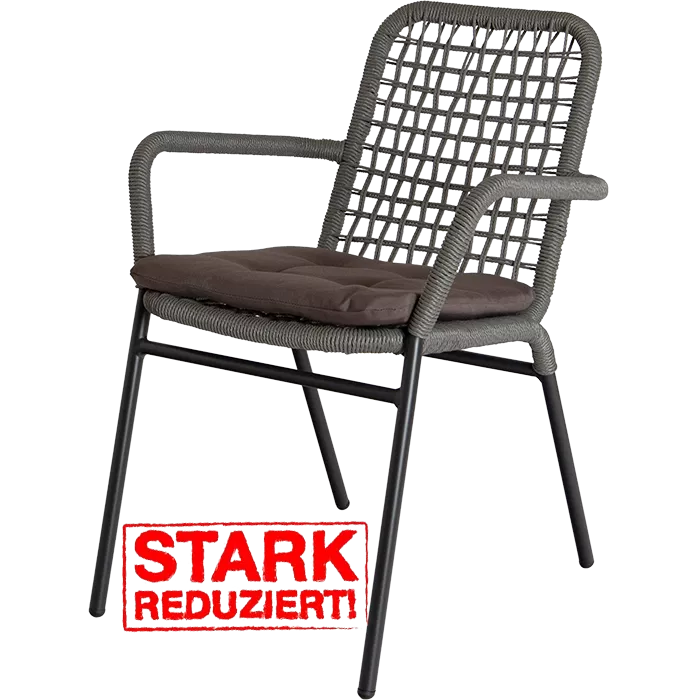 Terrassenstuhl Virtus anthrazit