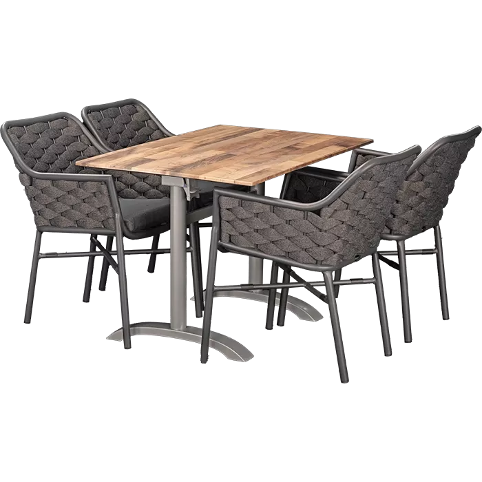 Set Varuna und Tisch Norway maple 110x70 cm