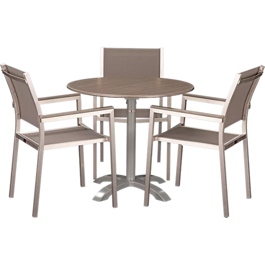 Set Sedna und Tisch Loft Oak rund 80 cm