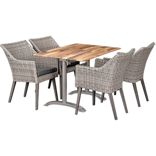 Set Oberon und Tisch Norway maple 110x70 cm