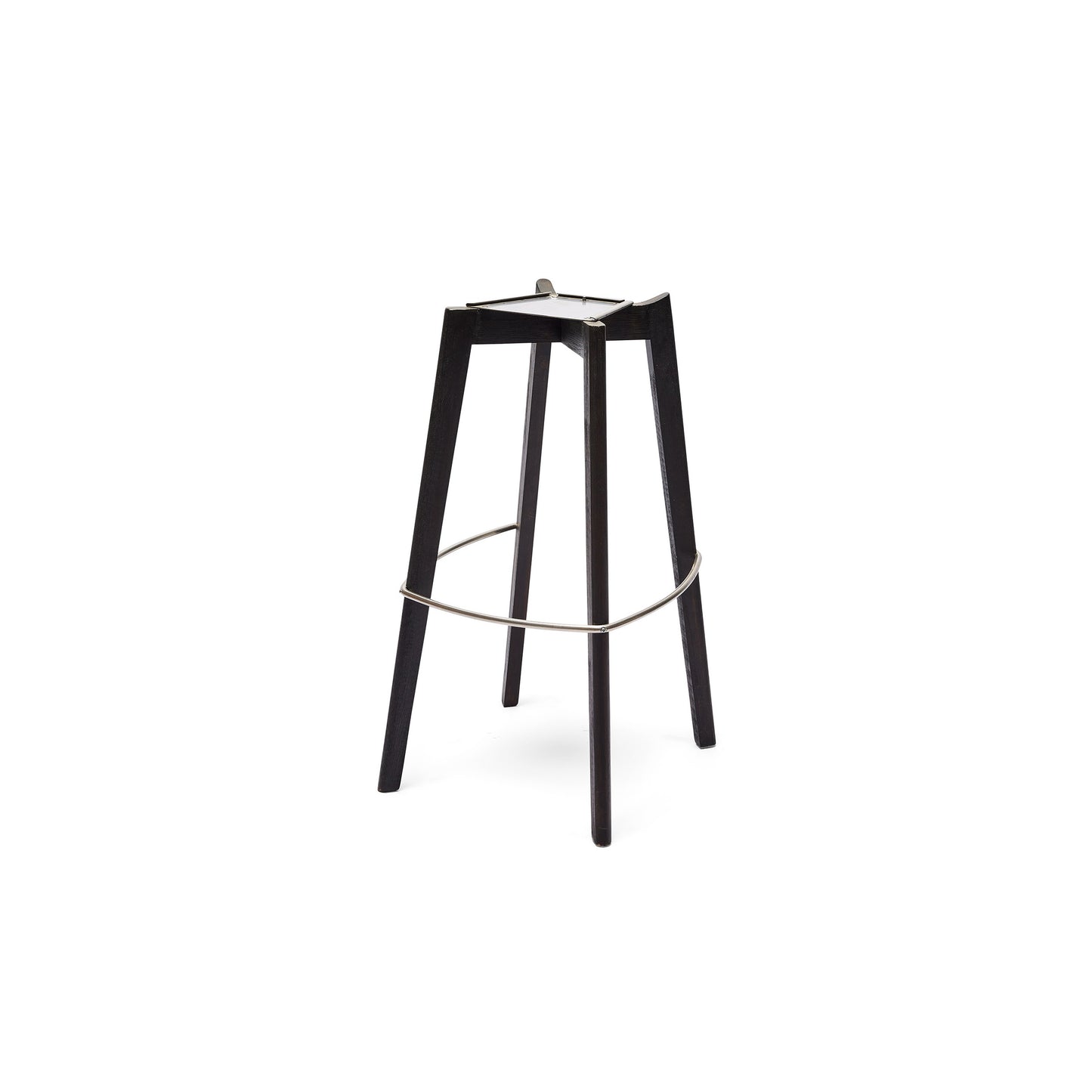 Barhocker Keeve grau dunkelbraun