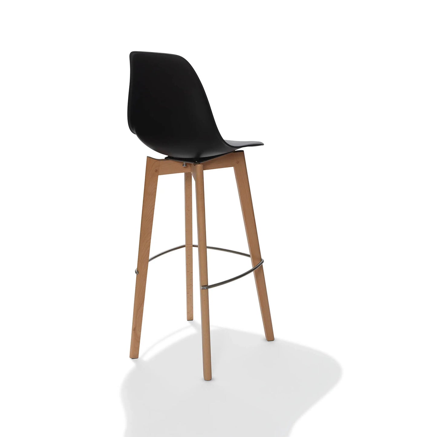 Barhocker Keeve schwarz hellbraun
