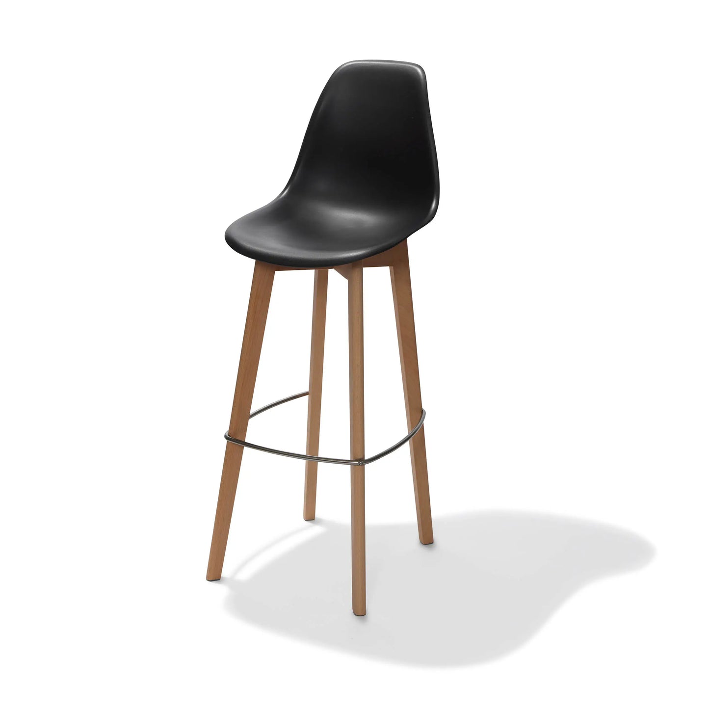 Barhocker Keeve schwarz hellbraun