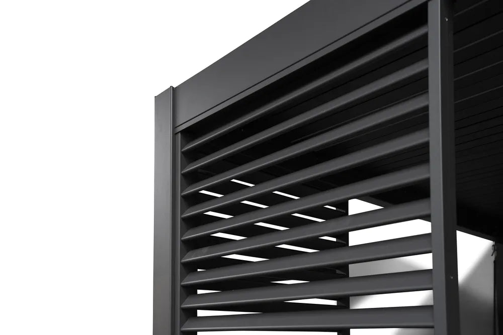 Lamellenwand 123 cm für Cadiz Wand 400 cm