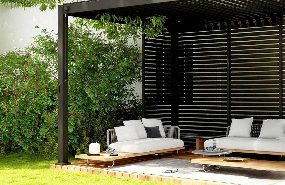 Lamellenwand 113 cm für Cadiz Wand 360 cm