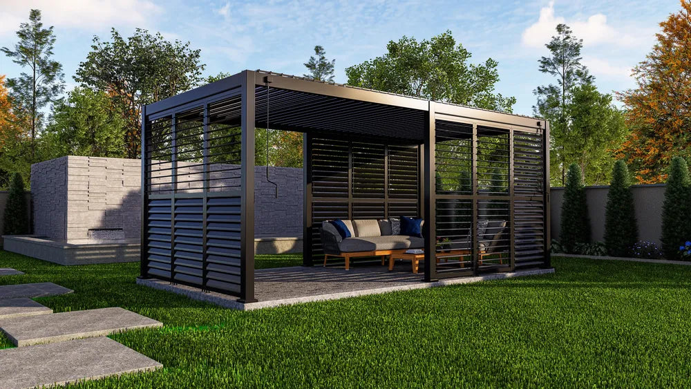 Rolladenwand 113 cm für Cadiz Wand 360 cm